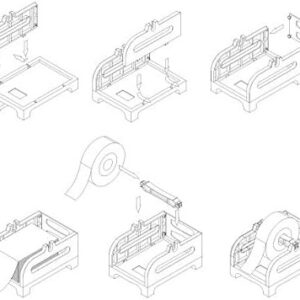 Rollo Thermal Label Holder for Rolls and Fan-Fold Labels - Shipping Label Holder for Thermal Printer - Image 5