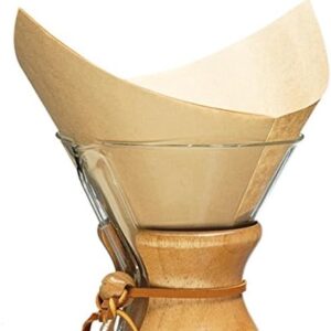 Chemex Bonded Filter - Natural Square - 100 Count (Pack of 2) - Exclusive Packaging - Image 2