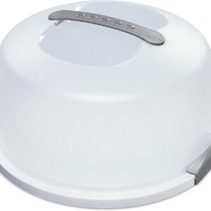 Sterilite 2008004 Cake Server, White (CLEAR, 2)