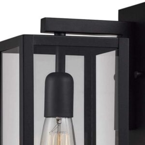 Globe Electric Vintage 1-Light Matte Black Hurley Wall Sconce - Image 2