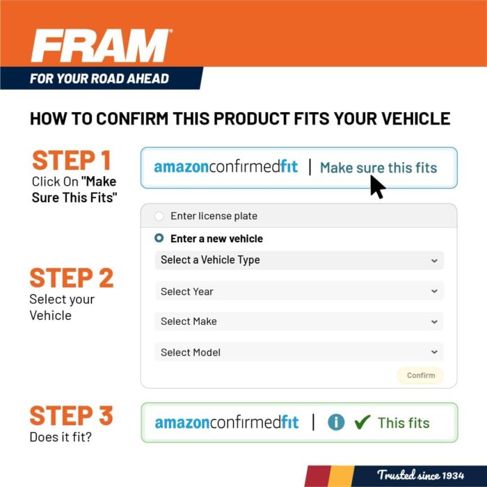 FRAM Extra Guard CA8755A Replacement Engine Air Filter for Select Cadillac, Chevrolet, and GMC Models, Provides Up to 12 Months or 12,000 Miles Filter Protection - Image 2