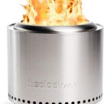 Solo Stove Ranger 2.0 with Stand - 15 Inch Smokeless Portable Fire Pit - Lightweight Outdoor Fireplace with Removable Ash Pan, Stainless Steel, Carry Case Included, Ideal for 2-4 People, 16.5 lbs