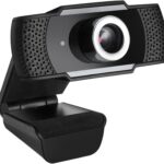 ADESSO CyberTrack H4 Webcam 1080P HD USB Webcam with Built-in Microphone, Black