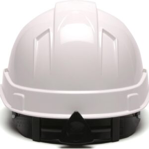 Pyramex Safety Ridgeline Cap Style Hard Hat, 6-Point Ratchet Suspension, White, One Size (HP46110) - Image 4