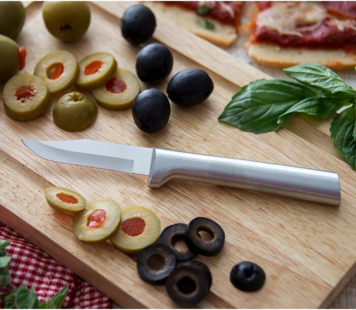 Rada Cutlery 3-Piece Paring Knife Galore Knife Gift Set , Silver Handles - Image 4