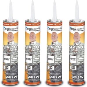 Dicor 501LSW-1 Self-Leveling Lap Sealant, 4 Pack