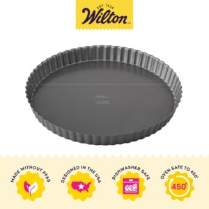 Wilton Excelle Elite Non-Stick Tart Pan and Quiche Pan with Removable Bottom, 11-Inch, Multicolor - Image 2