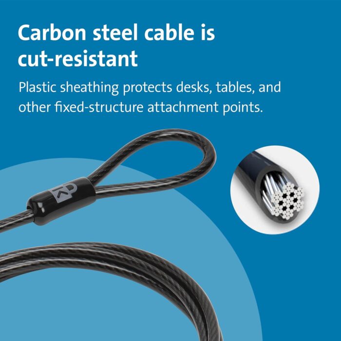 Kensington N17 Dell Laptop Computer Lock, Combination Security Locking Cable (K68008WW) Black - Image 4