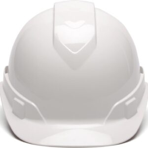 Pyramex Safety Ridgeline Cap Style Hard Hat, 6-Point Ratchet Suspension, White, One Size (HP46110) - Image 2