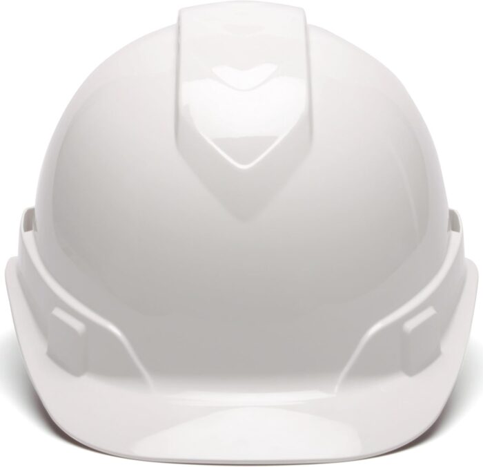 Pyramex Safety Ridgeline Cap Style Hard Hat, 6-Point Ratchet Suspension, White, One Size (HP46110) - Image 2