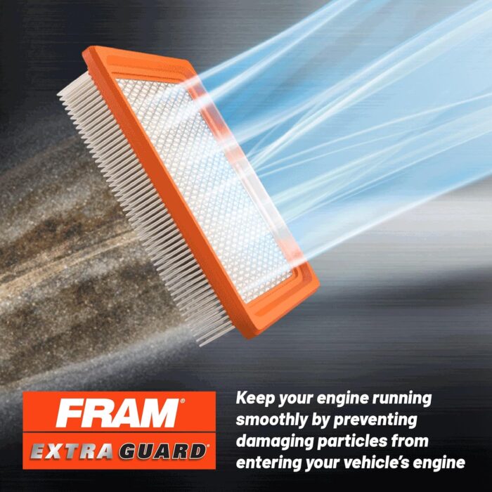 FRAM Extra Guard CA8755A Replacement Engine Air Filter for Select Cadillac, Chevrolet, and GMC Models, Provides Up to 12 Months or 12,000 Miles Filter Protection - Image 6