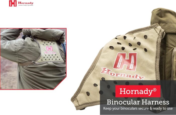 Hornady Binocular Harness 99121 - Durable, Lightweight Binocular Harness Strap with Form-Fitting X Panel for Comfort & Hands-Free Wear -Easy On & Off Bino Harness for Hunting, Hiking, or Bird Watching - Image 5