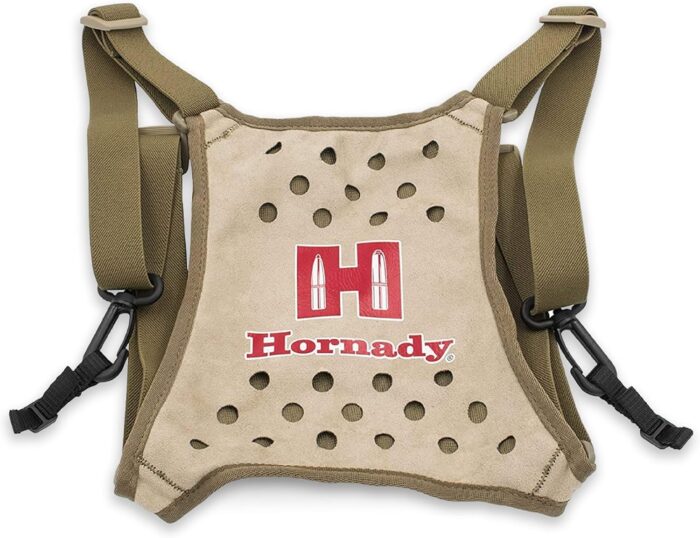 Hornady Binocular Harness 99121 - Durable, Lightweight Binocular Harness Strap with Form-Fitting X Panel for Comfort & Hands-Free Wear -Easy On & Off Bino Harness for Hunting, Hiking, or Bird Watching