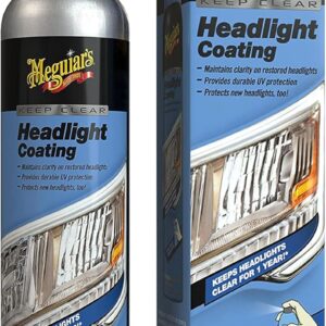Meguiar's Keep Clear Headlight Coating - Durable, Long-Lasting Protection Prevents Oxidation and Prevents Yellowing for a Year - Easy Application - 4 Oz Aerosol