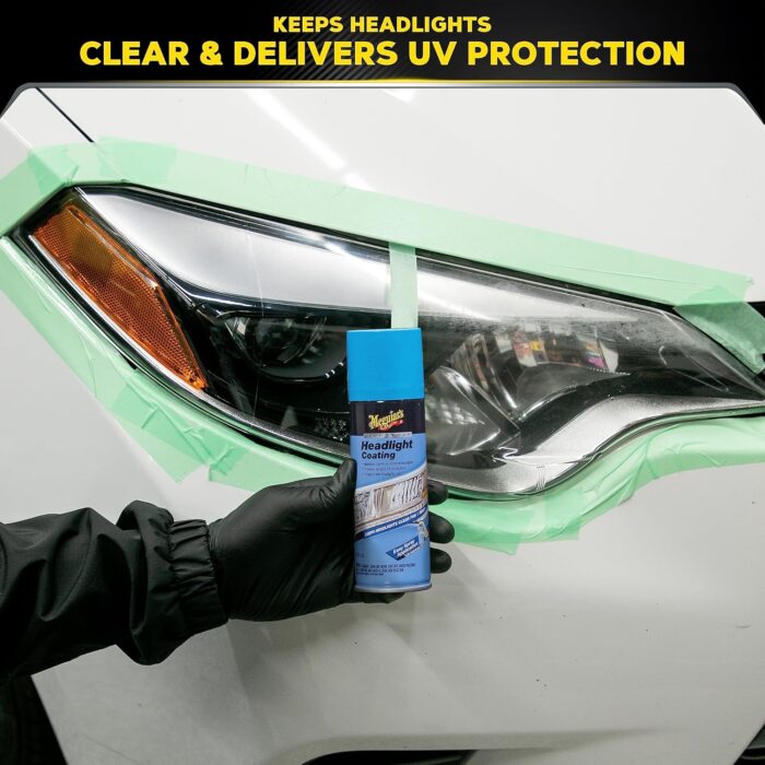 Meguiar's Keep Clear Headlight Coating - Durable, Long-Lasting Protection Prevents Oxidation and Prevents Yellowing for a Year - Easy Application - 4 Oz Aerosol - Image 5