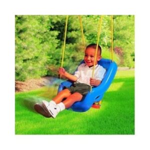 Little Tikes Baby Boy Outdoor Swing Portable Hanging Toddler Rocker Blue New Toddler Swing - Image 5