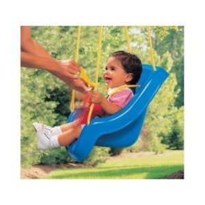 Little Tikes Baby Boy Outdoor Swing Portable Hanging Toddler Rocker Blue New Toddler Swing - Image 4