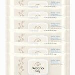 AVEENO Baby Daily Care Wipes - Cleanse Gently and Efficiently - Baby Wipes - Baby Essentials - 72 Wipes, Lid On Each Pack, Pack of 6 (432 Wipes in Total)