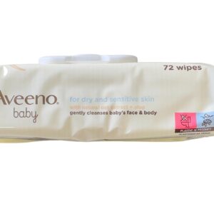 AVEENO Baby Daily Care Wipes - Cleanse Gently and Efficiently - Baby Wipes - Baby Essentials - 72 Wipes, Lid On Each Pack, Pack of 6 (432 Wipes in Total) - Image 5