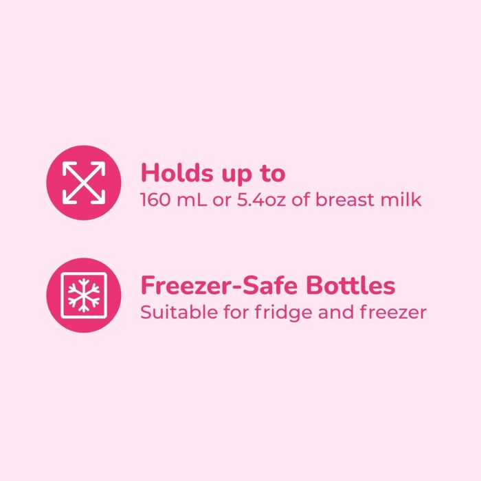 Spectra - Wide Neck Baby Bottles - Compatible with Spectra Breast Milk Pump Flanges (Pack of 2) - Image 4