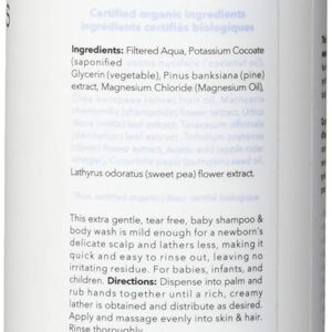Carina Organics Baby Shampoo and Body Wash 8.4 Oz by Carina Organics - Image 5