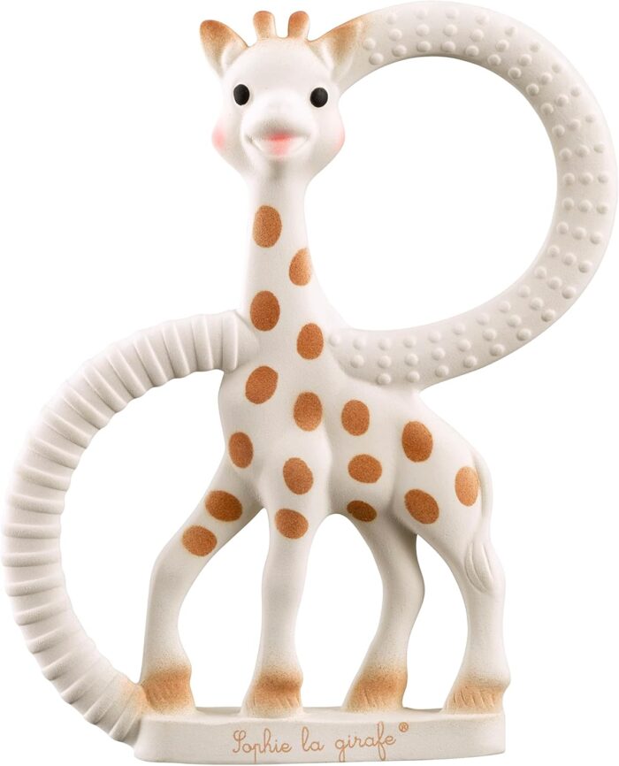 Sophie la girafe | Teething Ring | Made from Natural Rubber | Designed for Teething Babies | Awaken All 5 Senses | Easy to Clean - Image 4