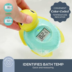 Dreambaby Baby Bath & Room Thermometer - Floating Turtle Toy for Water Temperature Monitoring - Turtle Temperature Monitoring for Newborns, Infants, and Toddlers with Fahrenheit Display - Image 5