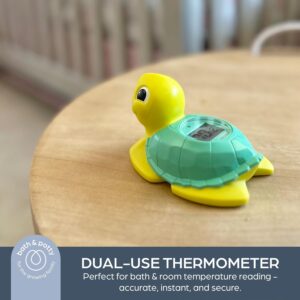Dreambaby Baby Bath & Room Thermometer - Floating Turtle Toy for Water Temperature Monitoring - Turtle Temperature Monitoring for Newborns, Infants, and Toddlers with Fahrenheit Display - Image 4