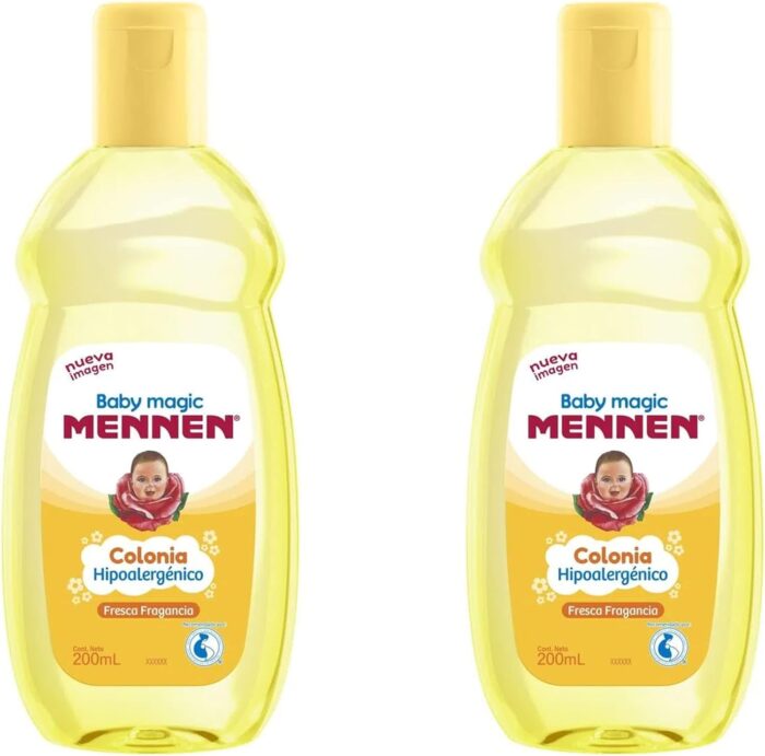 Baby Magic 2 Mennen Cologne 6.76 Fl Oz (2 Colonias Mennen Para Bebe 200 Ml)