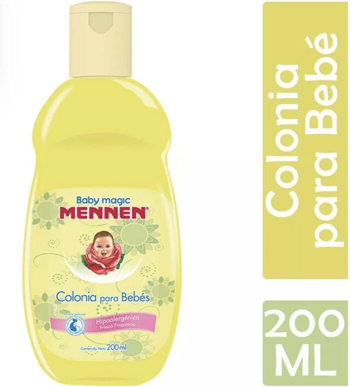 Baby Magic 2 Mennen Cologne 6.76 Fl Oz (2 Colonias Mennen Para Bebe 200 Ml) - Image 4