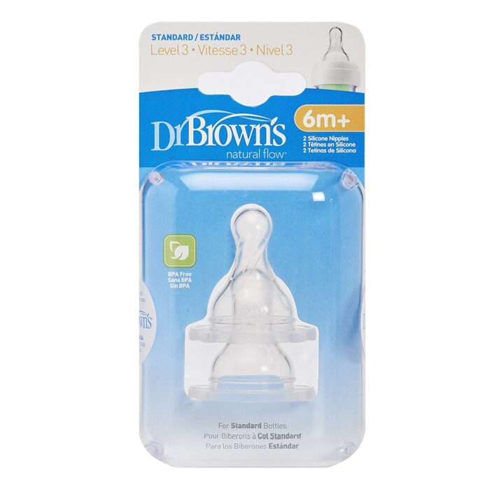 Dr. Brown's 8 Pack Natural Flow Level 3 Standard Nipple - Image 5