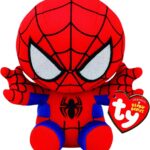 Ty Spiderman Plush, Red/blue, Regular