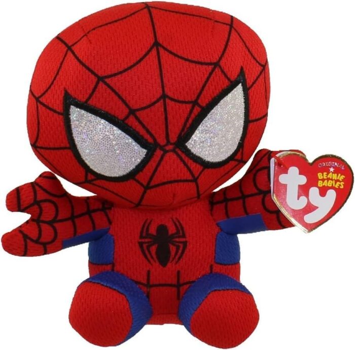 Ty Spiderman Plush, Red/blue, Regular - Image 4