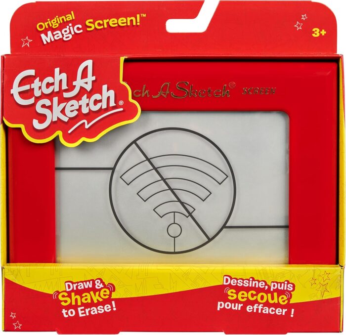Etch A Sketch, Classic Red Drawing Toy with Magic Screen, for Ages 3 and Up - Image 2
