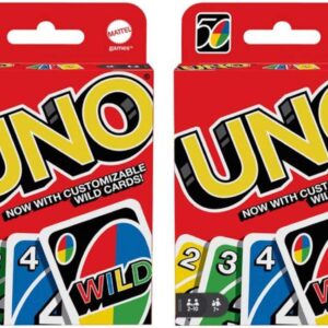 Mattel 4347154784 Uno Card Game 2 Pack, Red