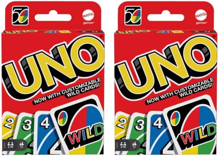 Mattel 4347154784 Uno Card Game 2 Pack, Red