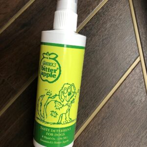 Grannick's Bitter Apple Liquid 1, 8 oz Chewing Deterrent Spray, Anti Chew Behavior Training Aid for Dogs and Cats; Stops Destructive Chewing Licking of Bandages, Paws, Shoes, Fur, Doors and Furniture - Image 2