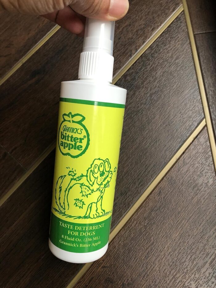Grannick's Bitter Apple Liquid 1, 8 oz Chewing Deterrent Spray, Anti Chew Behavior Training Aid for Dogs and Cats; Stops Destructive Chewing Licking of Bandages, Paws, Shoes, Fur, Doors and Furniture - Image 2
