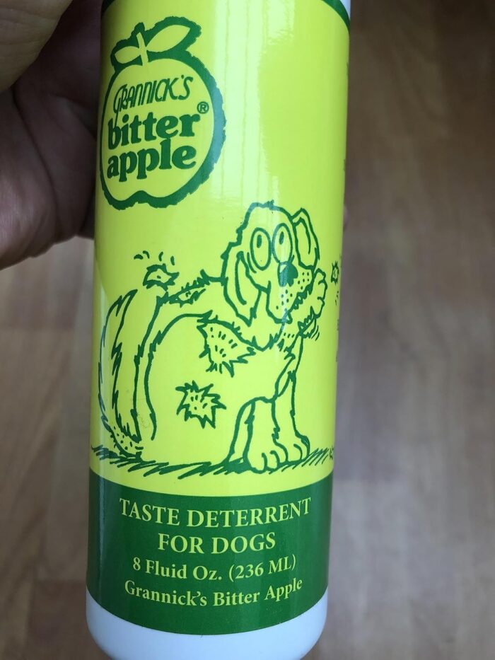 Grannick's Bitter Apple Liquid 1, 8 oz Chewing Deterrent Spray, Anti Chew Behavior Training Aid for Dogs and Cats; Stops Destructive Chewing Licking of Bandages, Paws, Shoes, Fur, Doors and Furniture - Image 5