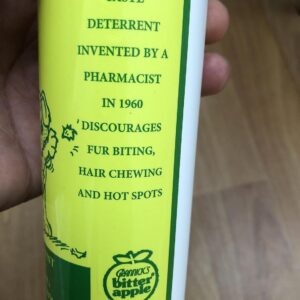 Grannick's Bitter Apple Liquid 1, 8 oz Chewing Deterrent Spray, Anti Chew Behavior Training Aid for Dogs and Cats; Stops Destructive Chewing Licking of Bandages, Paws, Shoes, Fur, Doors and Furniture - Image 4