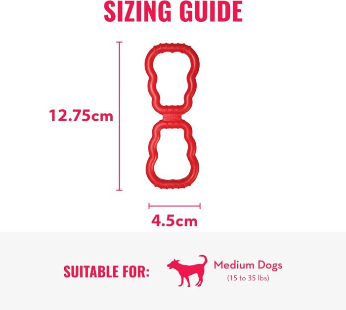 KONG Tug Toy - Dog Supplies for Tug of War - Natural Rubber Dog Toy for Outdoor & Indoor Playtime - for Medium/Large Dogs - Image 4